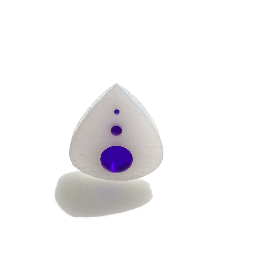 Handmade guitar pick by Purple Plectrums