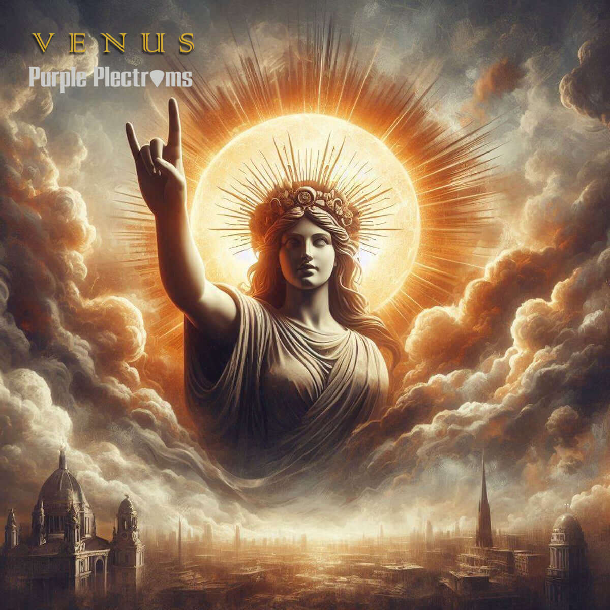 Handmade guitar pick by Purple Plectrums