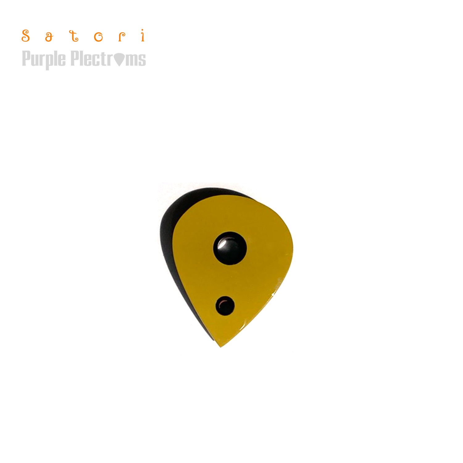 yellow pick with black tube inserts